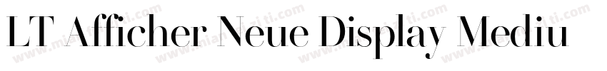 LT Afficher Neue Display Medium字体转换
